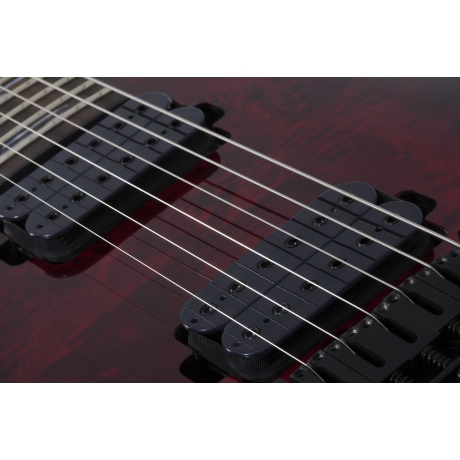 Schecter Omen Elite-6 Solak Elektro Gitar (Black Cherry Burst)<br>Fotoğraf: 3/7