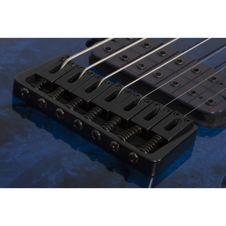 Schecter Omen Elite-7 7 Telli Elektro Gitar (See Thru Blue Burst)<br>Fotoğraf: 3/6