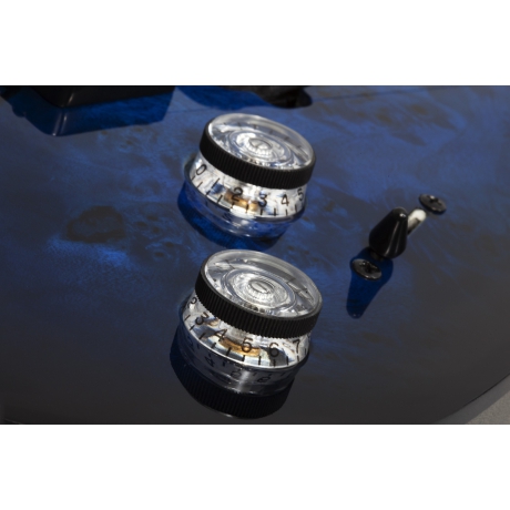 Schecter Omen Elite-7 7 Telli Elektro Gitar (See Thru Blue Burst)<br>Fotoğraf: 5/6