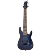 Schecter Omen Elite-7 7 Telli Elektro Gitar (See Thru Blue Burst)<br>Fotoğraf: 1/6