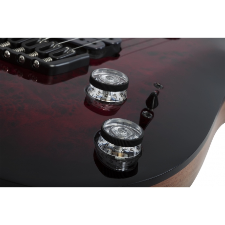 Schecter Omen Elite-7 Multiscale 7 Telli Elektro Gitar (Cherry Burst)<br>Fotoğraf: 5/9