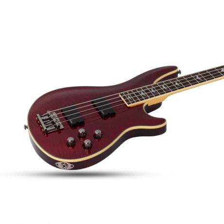 Schecter Omen Extreme-4 Bas Gitar (Black Cherry)<br>Fotoğraf: 2/4