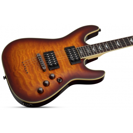 Schecter Omen Extreme 6 Elektro Gitar (Vintage Sunburst)<br>Fotoğraf: 6/6