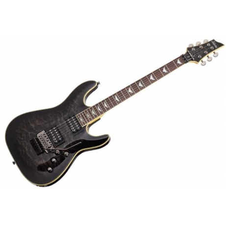 Schecter Omen Extreme 6 FR Elektro Gitar (Thru Black)<br>Fotoğraf: 2/4