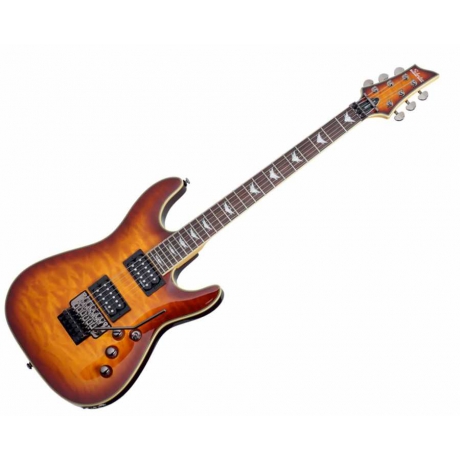 Schecter Omen Extreme 6 FR Elektro Gitar (Vintage Sunburst)<br>Fotoğraf: 4/4