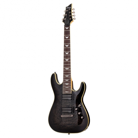 Schecter Omen Extreme 7 Telli Elektro Gitar (See-Thru Black)<br>Fotoğraf: 1/6