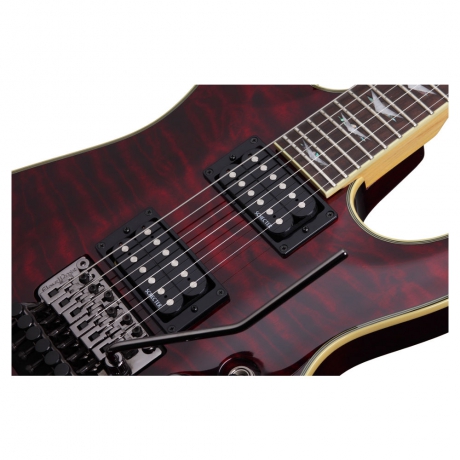 Schecter Omen Extreme-FR Solak Elektro Gitar (Black Cherry)<br>Fotoğraf: 3/7