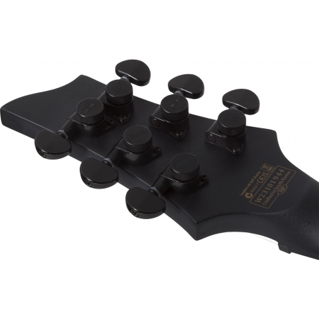 Schecter PT Black Ops Elektro Gitar (Satin Black Open Pore)<br>Fotoğraf: 8/8