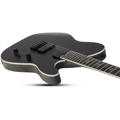 Schecter PT SLS Elite Evil Twin Elektro Gitar (Mat Siyah)<br>Fotoğraf: 2/8