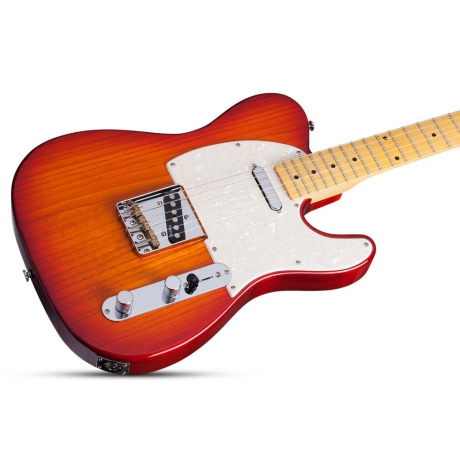 Schecter PT Standard ACB Elektro Gitar (Aged Cherry Burst)<br>Fotoğraf: 3/5