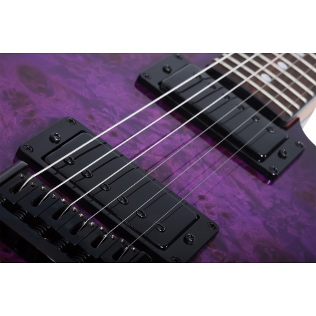Schecter PT Standard Elektro Gitar (Purple Burst Burl)<br>Fotoğraf: 4/8