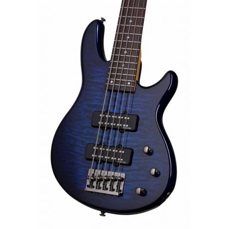 Schecter Raiden Special-5 Bas Gitar (See-Thru Blue Burst)<br>Fotoğraf: 3/3