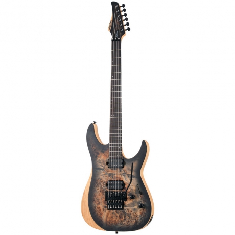 Schecter Reaper-6 FR Elektro Gitar (Satin Charcoal Burst)<br>Fotoğraf: 1/8
