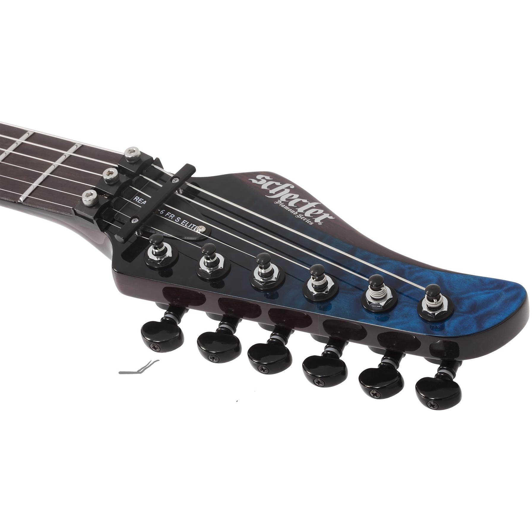 Schecter Reaper-6 FR S Elite Series Elektro Gitar (Deep Ocean Blue