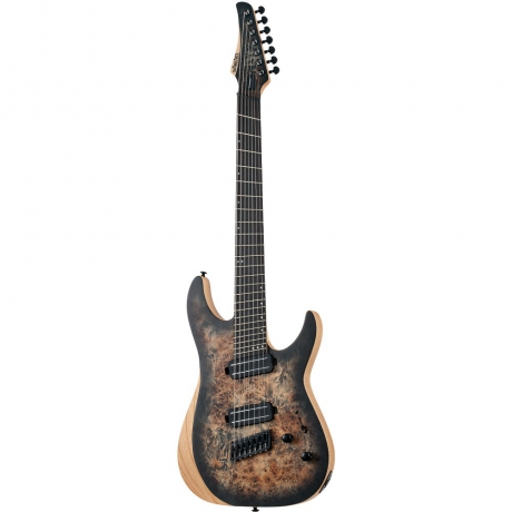 Schecter Reaper-7 Multiscale 7 Telli Elektro Gitar (Charcoalburst)<br>Fotoğraf: 1/9