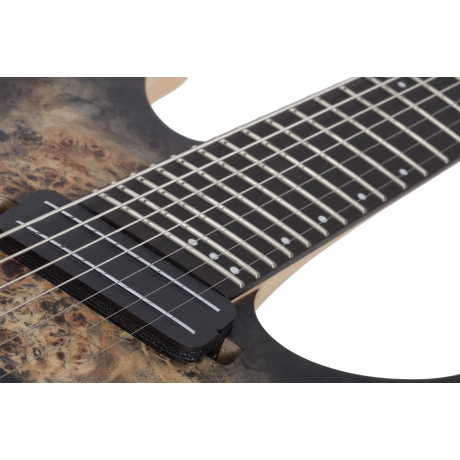 Schecter Reaper-7 Multiscale 7 Telli Elektro Gitar (Charcoalburst)<br>Fotoğraf: 6/9