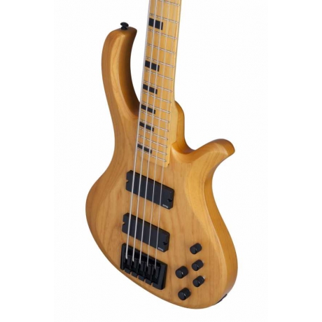Schecter Riot-5 Session Bas Gitar (Aged Natural Satin)<br>Fotoğraf: 6/8