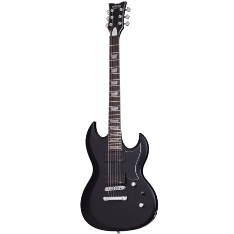 Schecter S-II Platinum Elektro Gitar (Satin Black)<br>Fotoğraf: 1/5