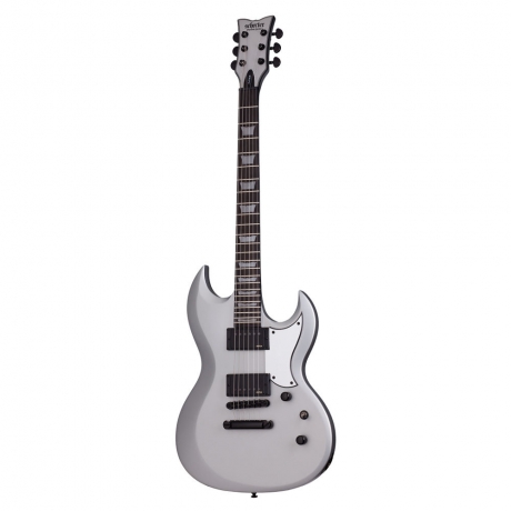 Schecter S-II Platinum Elektro Gitar (Satin Silver)<br>Fotoğraf: 1/4