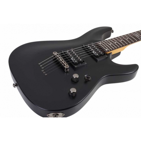 Schecter SGR C-1 Elektro Gitar (Midnight Satin Black)<br>Fotoğraf: 2/3