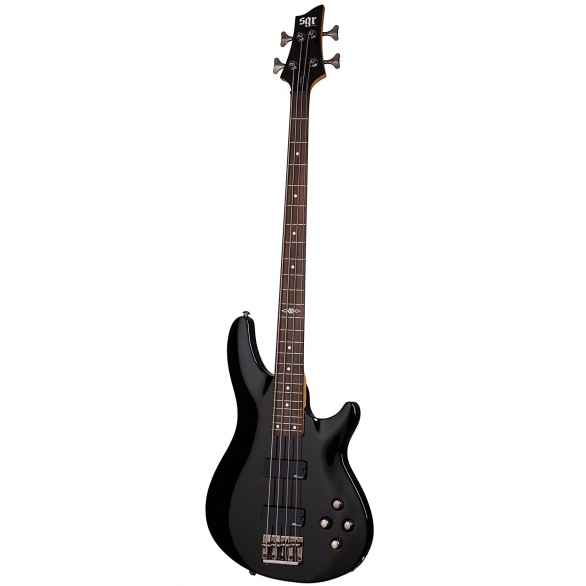 Schecter SGR C-4 Elektro Bas Gitar (Midnight Satin Black), Fotoğraf: 1/2