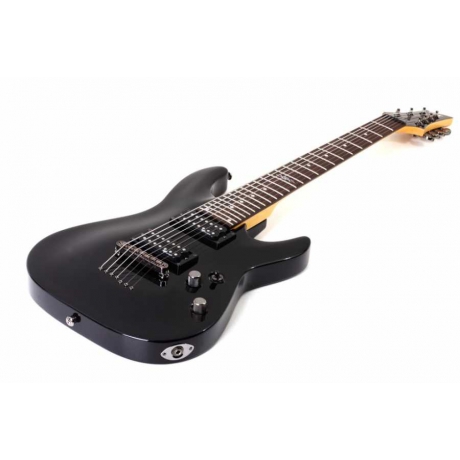 Schecter SGR C-7 Elektro Gitar (Gloss Black)<br>Fotoğraf: 2/3