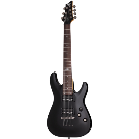Schecter SGR C-7 Elektro Gitar (Gloss Black)<br>Fotoğraf: 1/3