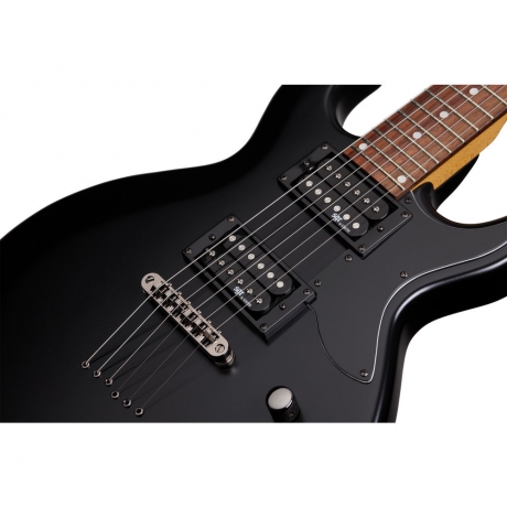 Schecter SGR S-1 Elektro Gitar (Midnight Satin Black)<br>Fotoğraf: 3/5