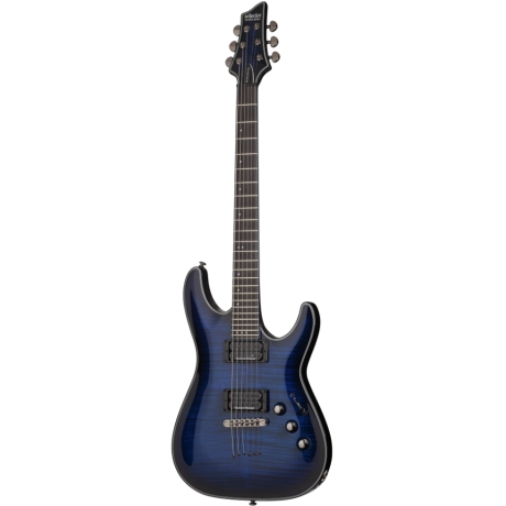 Schecter SLS C-1 P Elektro Gitar (See-Thru Blue Burst)<br>Fotoğraf: 1/5