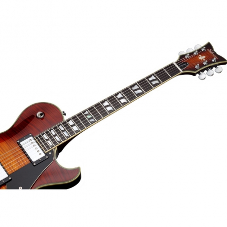 Schecter Solo-6 Custom Elektro Gitar (Faded Vintage Sunburst)<br>Fotoğraf: 4/4