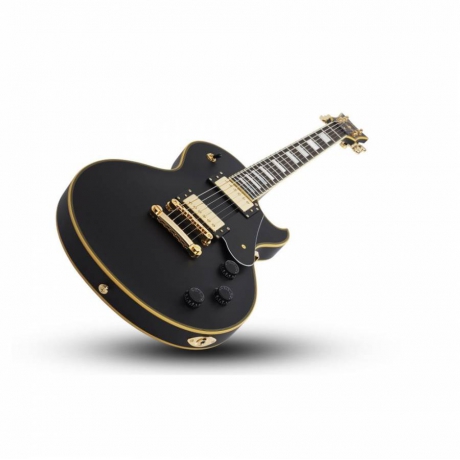 Schecter Solo II Custom Elektro Gitar (Aged Black Satin)<br>Fotoğraf: 2/5