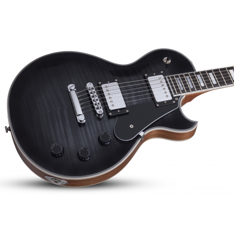 Schecter Solo II Custom Elektro Gitar (Trans Black Burst)<br>Fotoğraf: 2/5