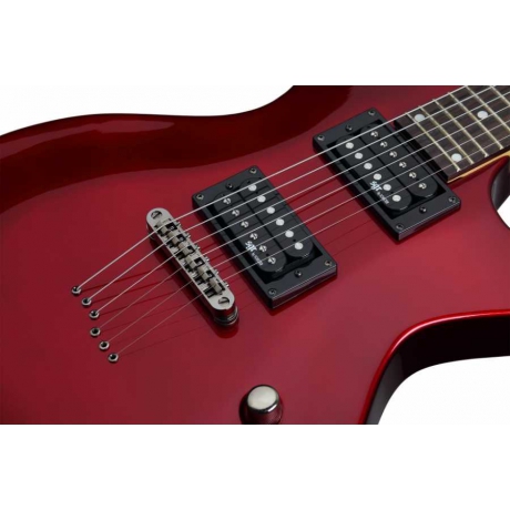 ​​Schecter Solo-II Elektro Gitar (Metalik Kırmızı)<br>Fotoğraf: 6/6