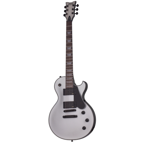 Schecter Solo-II Platinum Elektro Gitar (Satin Silver)<br>Fotoğraf: 1/6