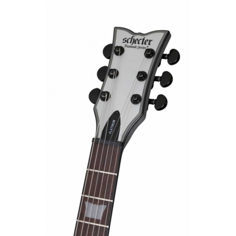 Schecter Solo-II Platinum Elektro Gitar (Satin Silver)<br>Fotoğraf: 6/6