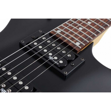 Schecter Solo-II SGR Elektro Gitar (Mat Siyah)<br>Fotoğraf: 2/6