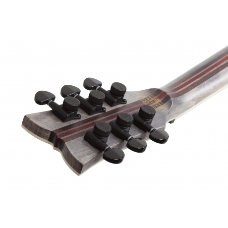 Schecter Solo-II SLS Elite Evil Twin Elektro Gitar (Mat Siyah)<br>Fotoğraf: 8/8