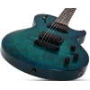 Schecter Solo-II Standard Elektro Gitar (Ocean Blue Burst Burl)<br>Fotoğraf: 2/7