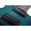 Schecter Solo-II Standard Elektro Gitar (Ocean Blue Burst Burl)<br>Fotoğraf: 4/7