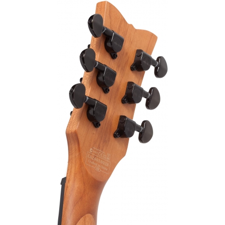 Schecter Solo-II Standard Elektro Gitar (Ocean Blue Burst Burl)<br>Fotoğraf: 7/7