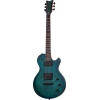 Schecter Solo-II Standard Elektro Gitar (Ocean Blue Burst Burl)<br>Fotoğraf: 1/7