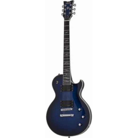 Schecter Solo-II Supreme 6 Telli Elektro Gitar (See-Thru Blue Burst), Fotoğraf: 1/7