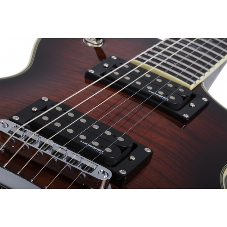 Schecter Solo-II Supreme Elektro Gitar (Cat's Eye Black Burst)<br>Fotoğraf: 4/6