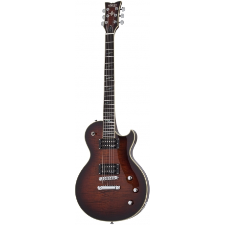 Schecter Solo-II Supreme Elektro Gitar (Cat's Eye Black Burst)<br>Fotoğraf: 1/6