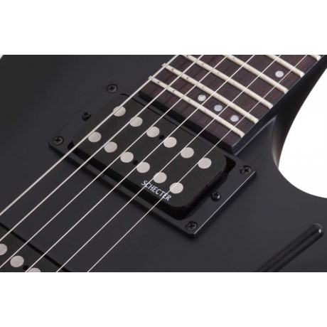 Schecter Stealth C-1 Elektro Gitar (Satin Black)<br>Fotoğraf: 4/5