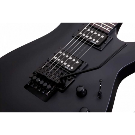 Schecter Stealth C-1 Elektro Gitar (Satin Black)<br>Fotoğraf: 2/5