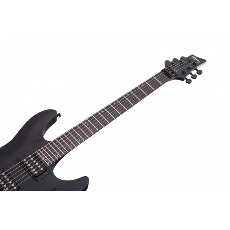 Schecter Stealth C-1 Elektro Gitar (Satin Black)<br>Fotoğraf: 3/5