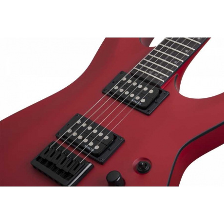 Schecter Stealth C-1 Elektro Gitar (Satin Red)<br>Fotoğraf: 2/5