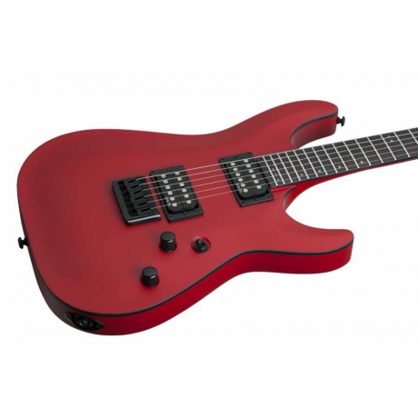 Schecter Stealth C-1 Elektro Gitar (Satin Red)<br>Fotoğraf: 3/5