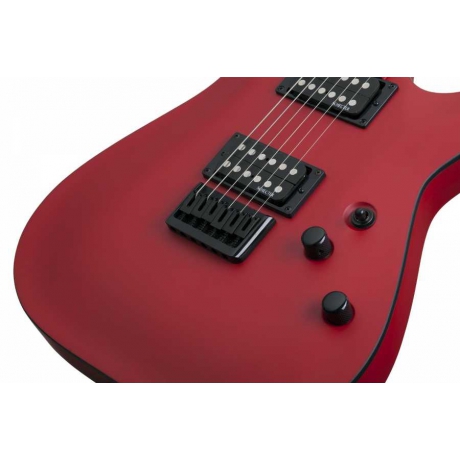 Schecter Stealth C-1 Elektro Gitar (Satin Red)<br>Fotoğraf: 5/5